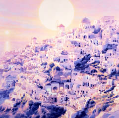 笹倉鉄平、夕日の街　イア