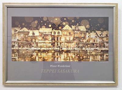 笹倉鉄平ポスター、サン・ルーに降る雪